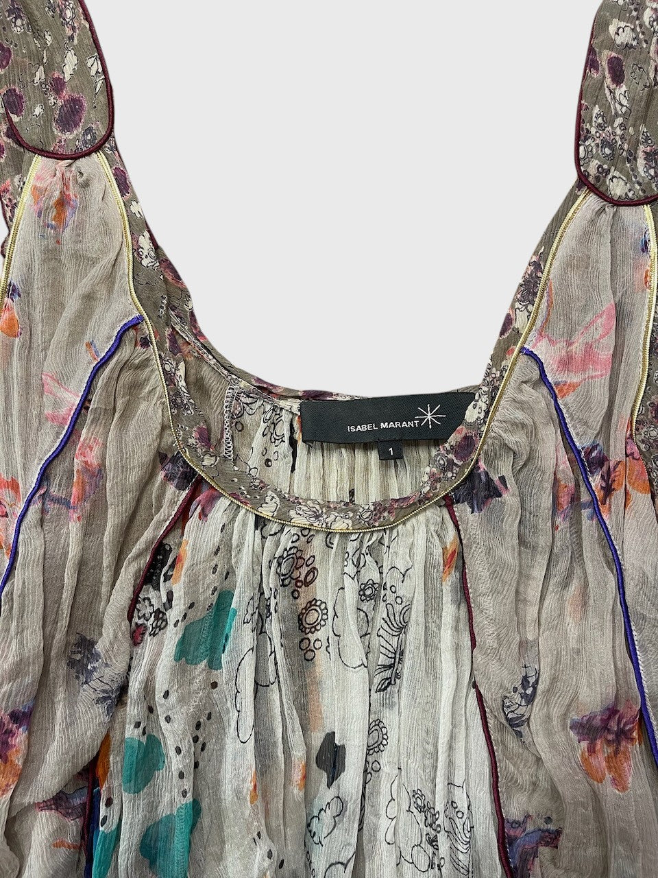 Top Isabel Marant imprimé T.1