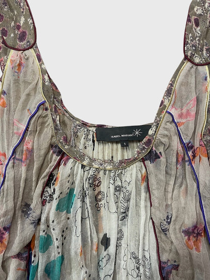 Top Isabel Marant imprimé T.1