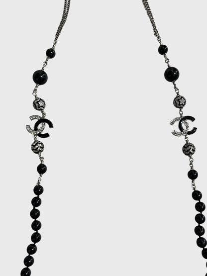 Sautoir Chanel noir