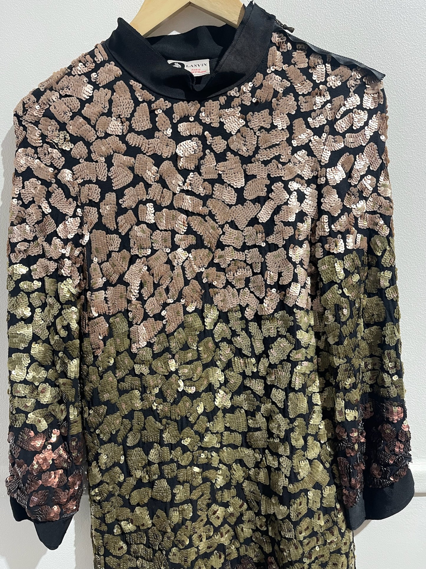 Robe Lanvin à sequins T.S