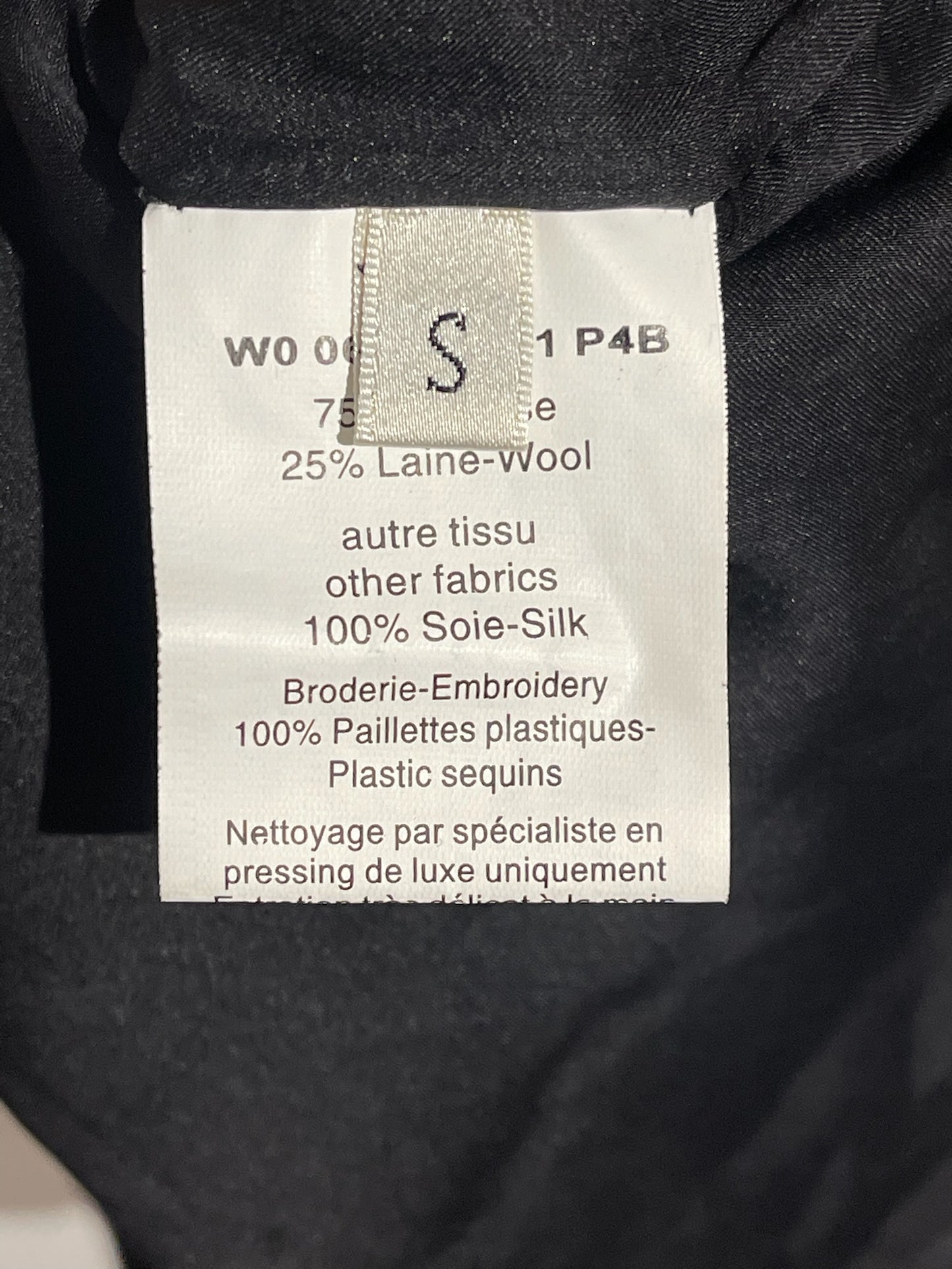 Robe Lanvin à sequins T.S