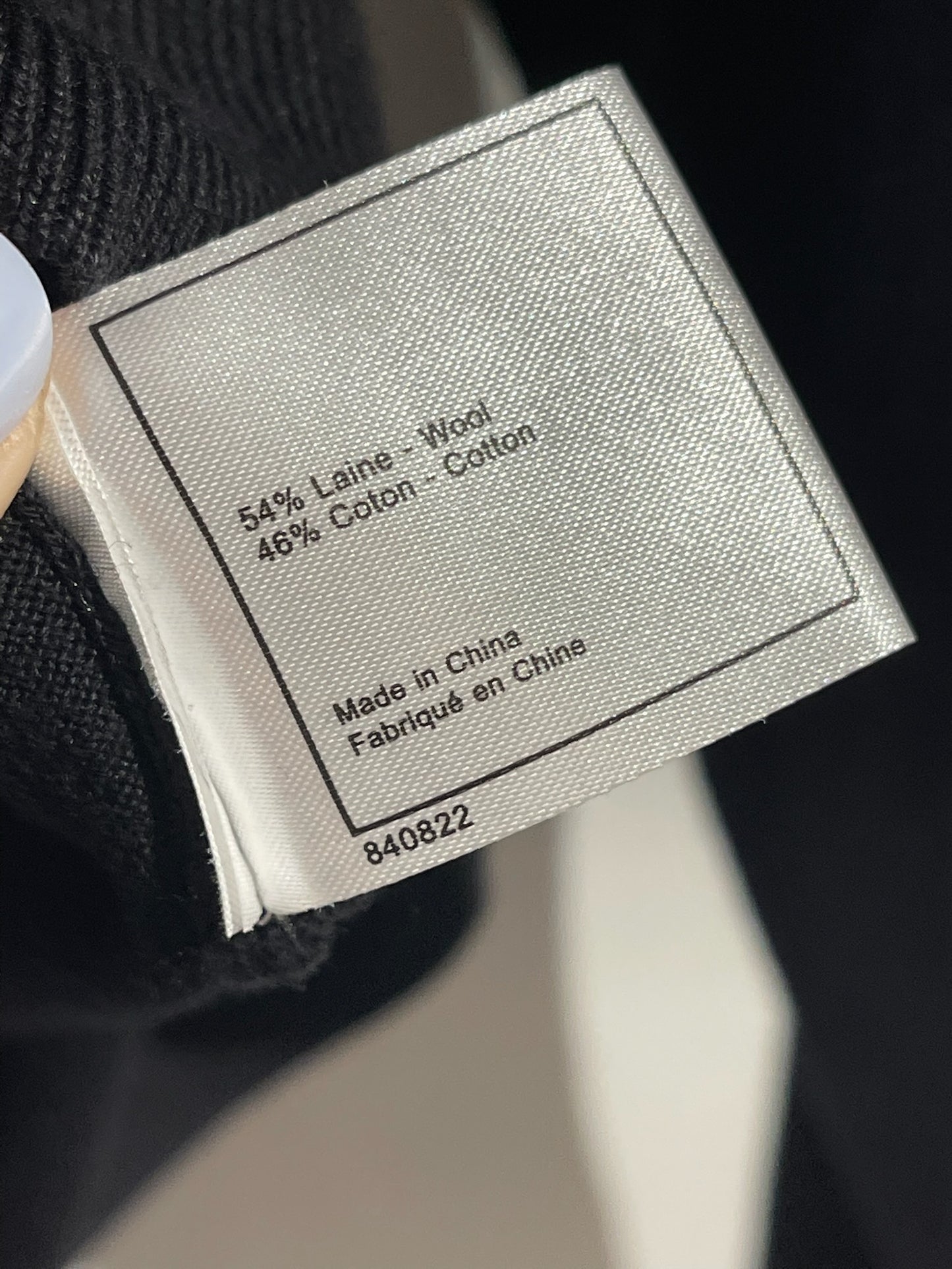 Pull Chanel noir T.M