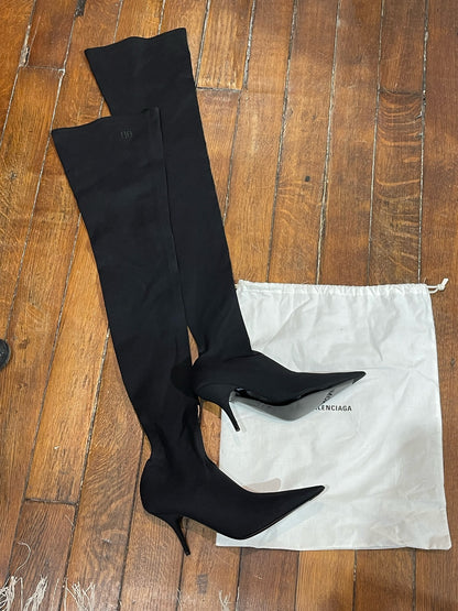 Bottes Balenciaga Knife noires T.39 Neuves