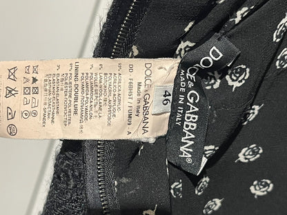 Robe Dolce & Gabbana noir T.42