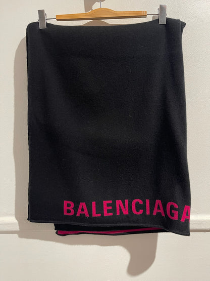 Echarpe Balenciaga noire