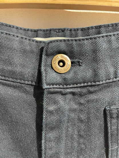 Jeans Miu Miu bleu marine T.38