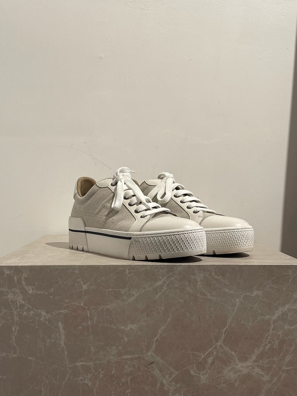 Baskets Hermès blanches T.38