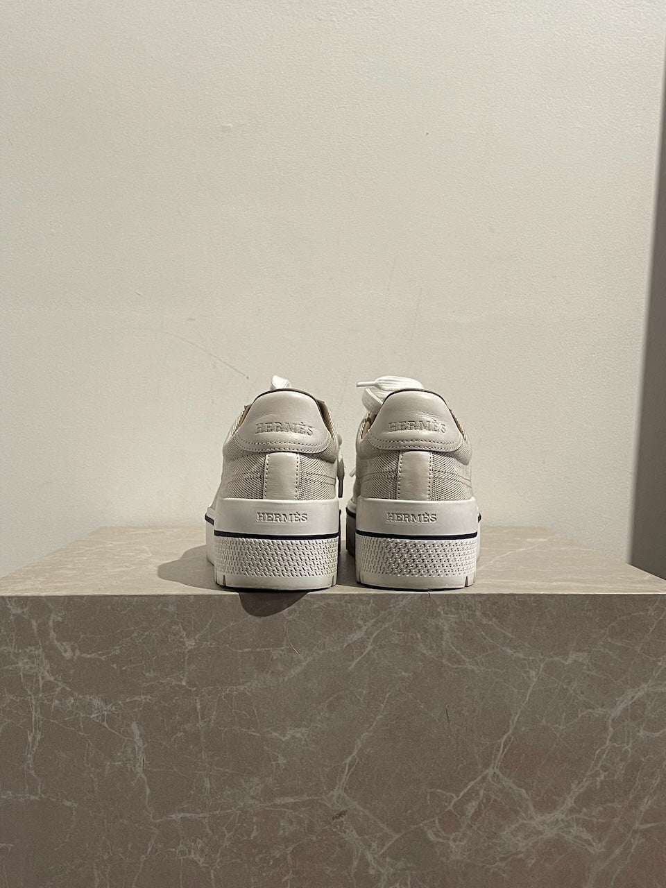 Baskets Hermès blanches T.38