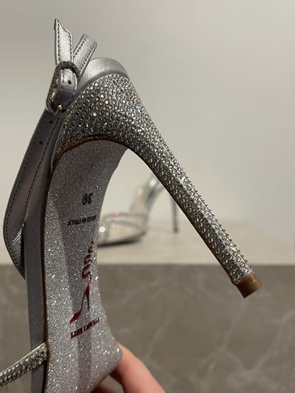 Escarpins René Caovilla argents T.39