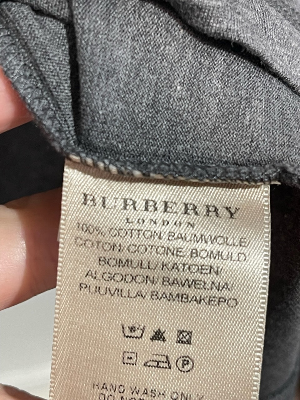 T-shirt Burberry gris T.XL