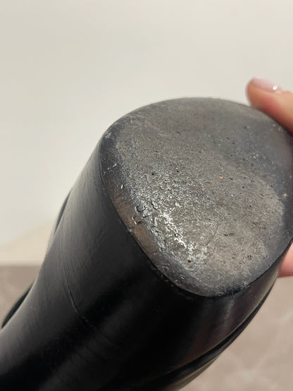 Sandales Yves Saint Laurent noires T.37,5