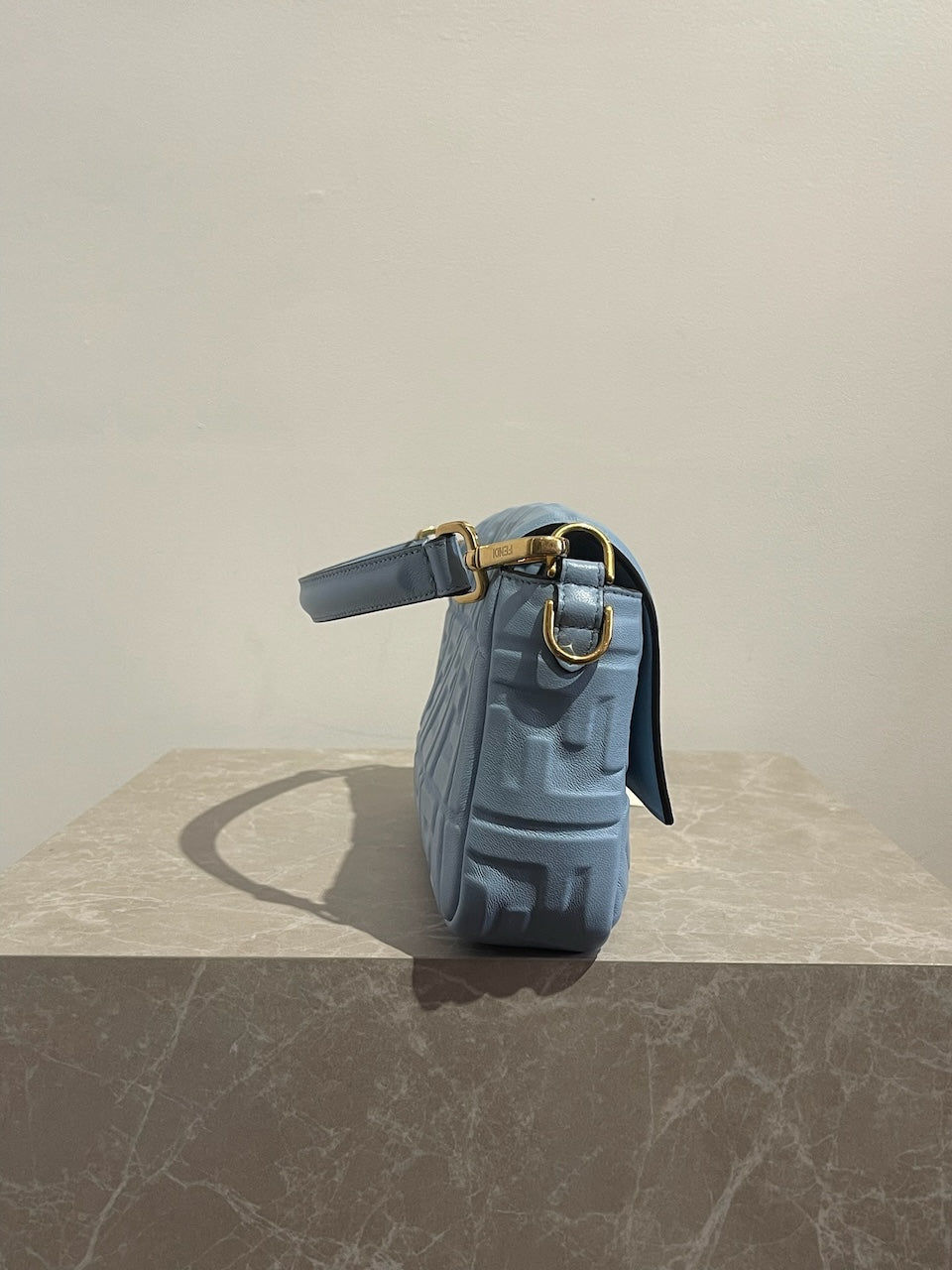 Sac Fendi Baguette bleu NEUF