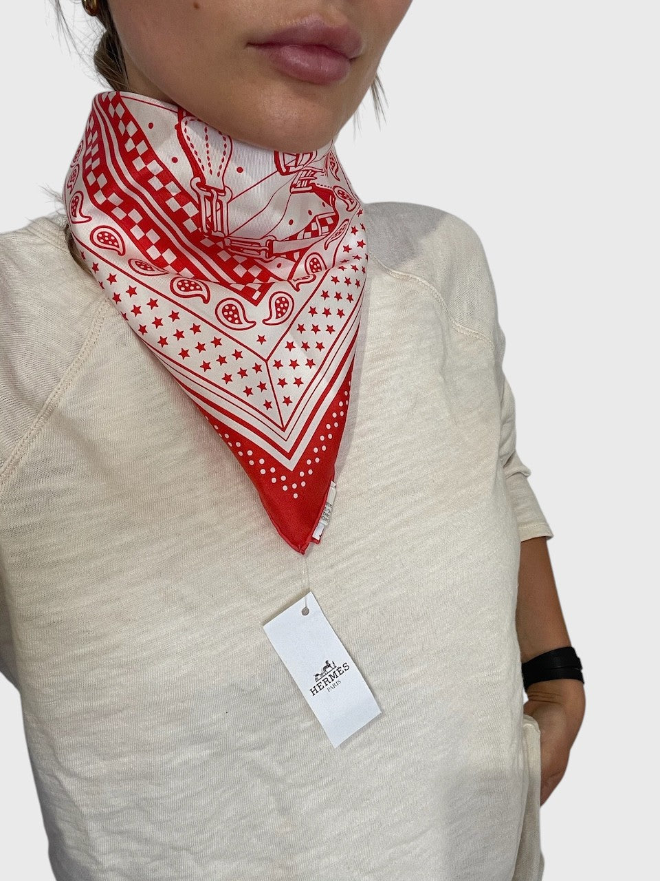 Foulard Hermès Bandana Zig Zag