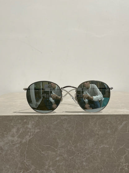 Lunettes Ray Ban Ronde Argent