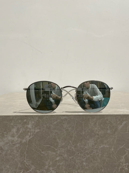 Lunettes Ray Ban Ronde Argent