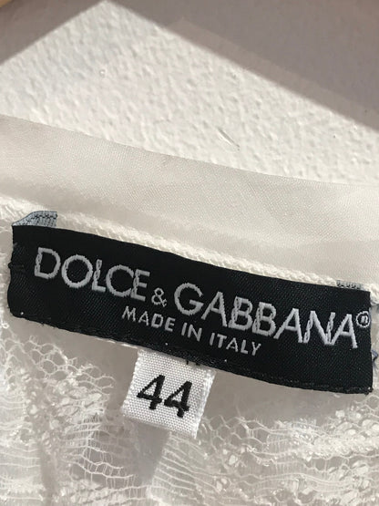 Top Dolce & Gabbana blanc T.40