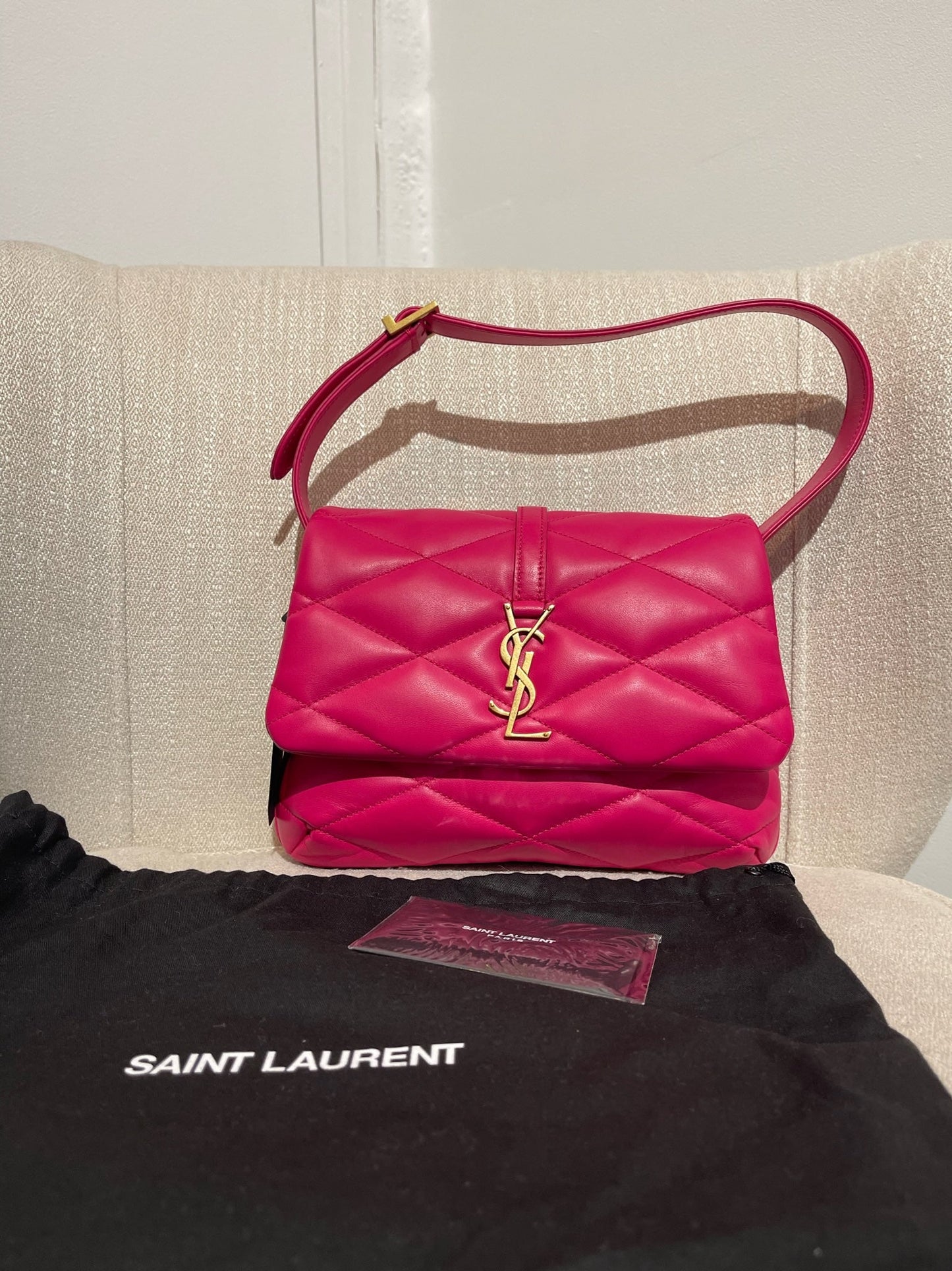 Sac Saint Laurent Le 57 rose NEUF