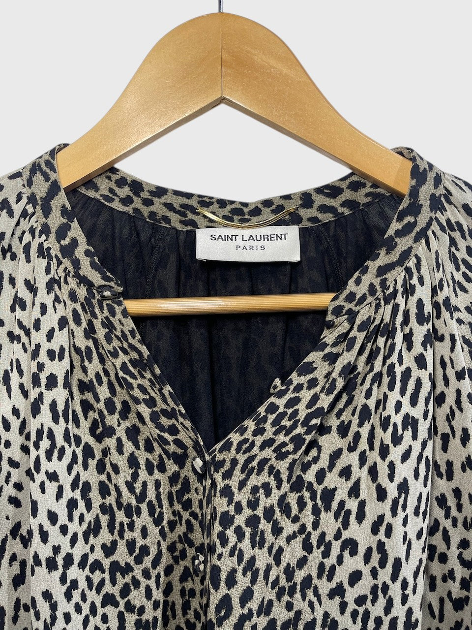 Robe Saint Laurent léopard T.40