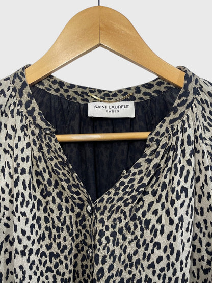 Robe Saint Laurent léopard T.40