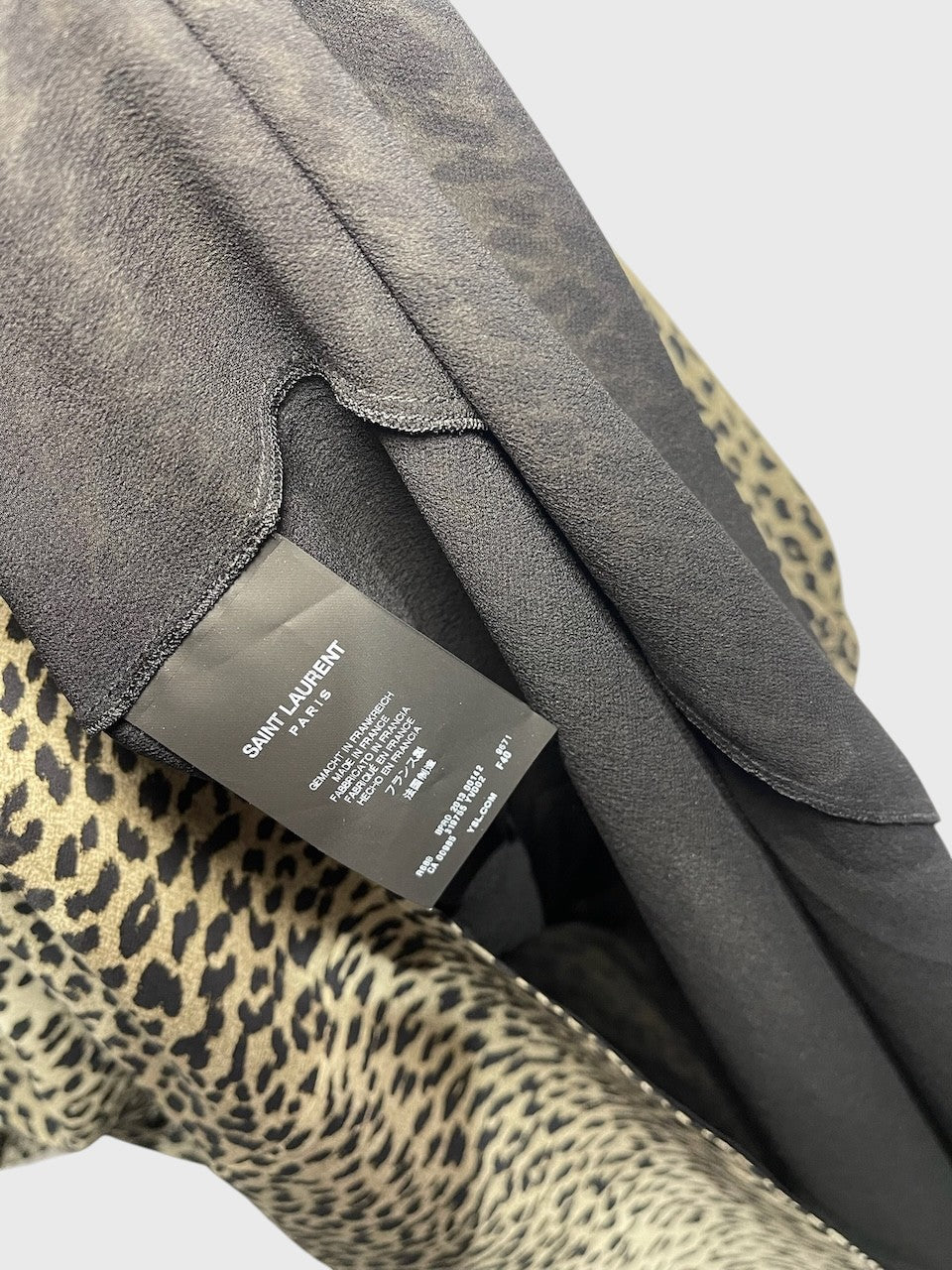 Robe Saint Laurent léopard T.40