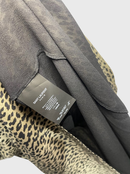 Robe Saint Laurent léopard T.40