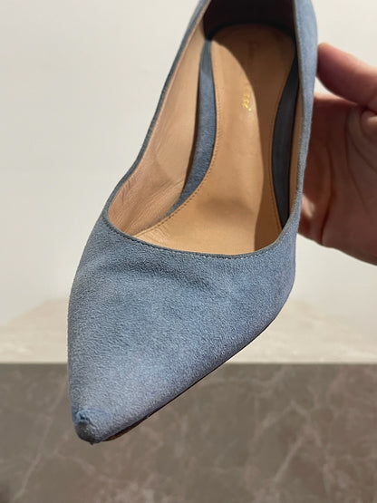 Escarpins Gianvito Rossi bleus T.39