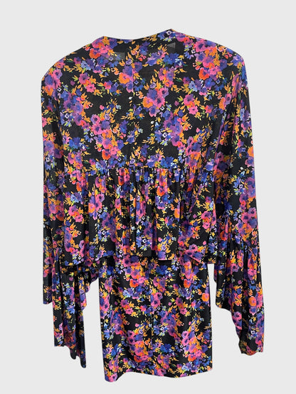 Robe VETEMENTS à fleurs T.S