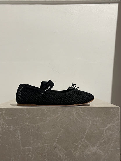 Ballerines Miu Miu noires T.38,5