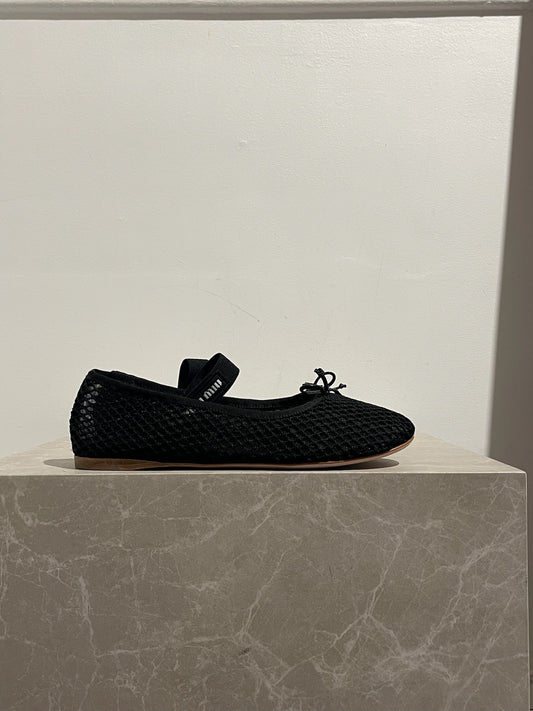 Ballerines Miu Miu noires T.38,5
