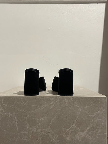 Mules Prada noires T.38