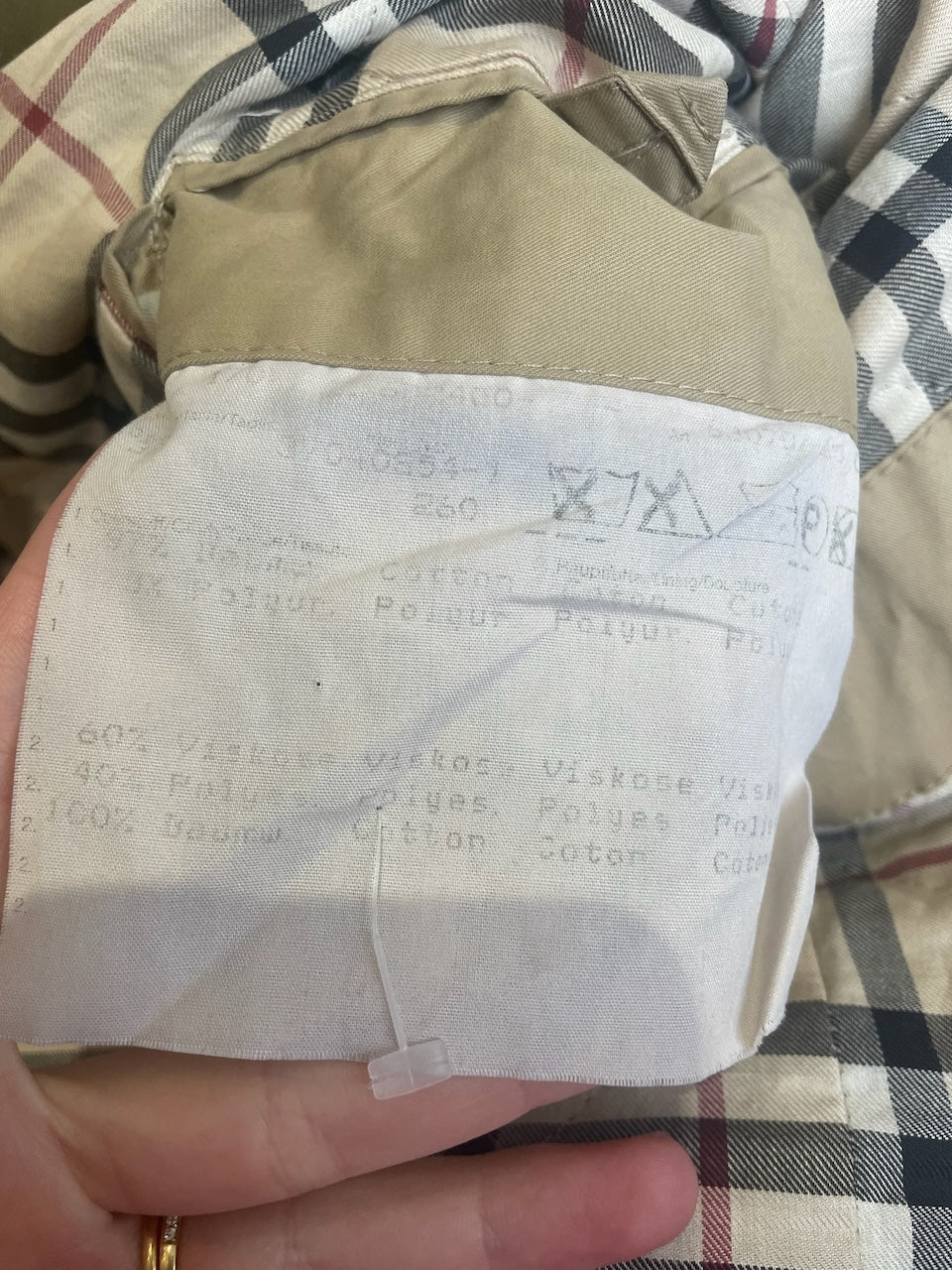 Manteau Burberry beige T.S