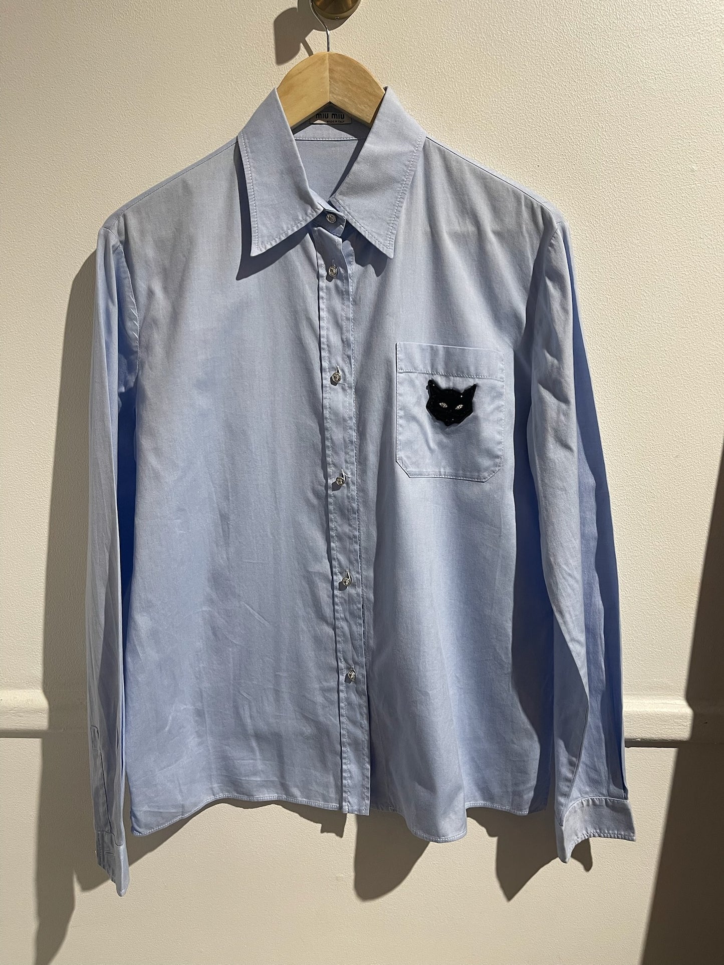 Chemise Miu Miu bleue T.M