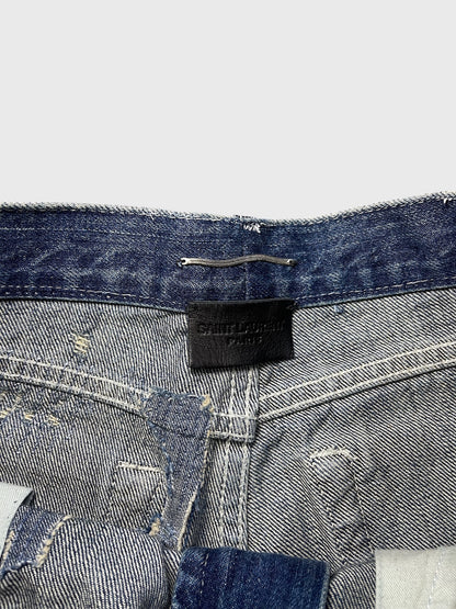 Short Saint Laurent en jeans T.38