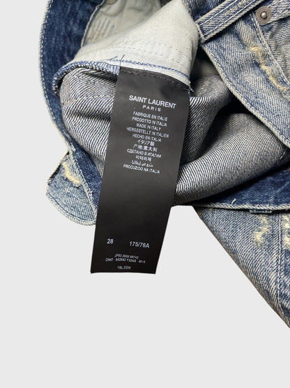 Short Saint Laurent en jeans T.38