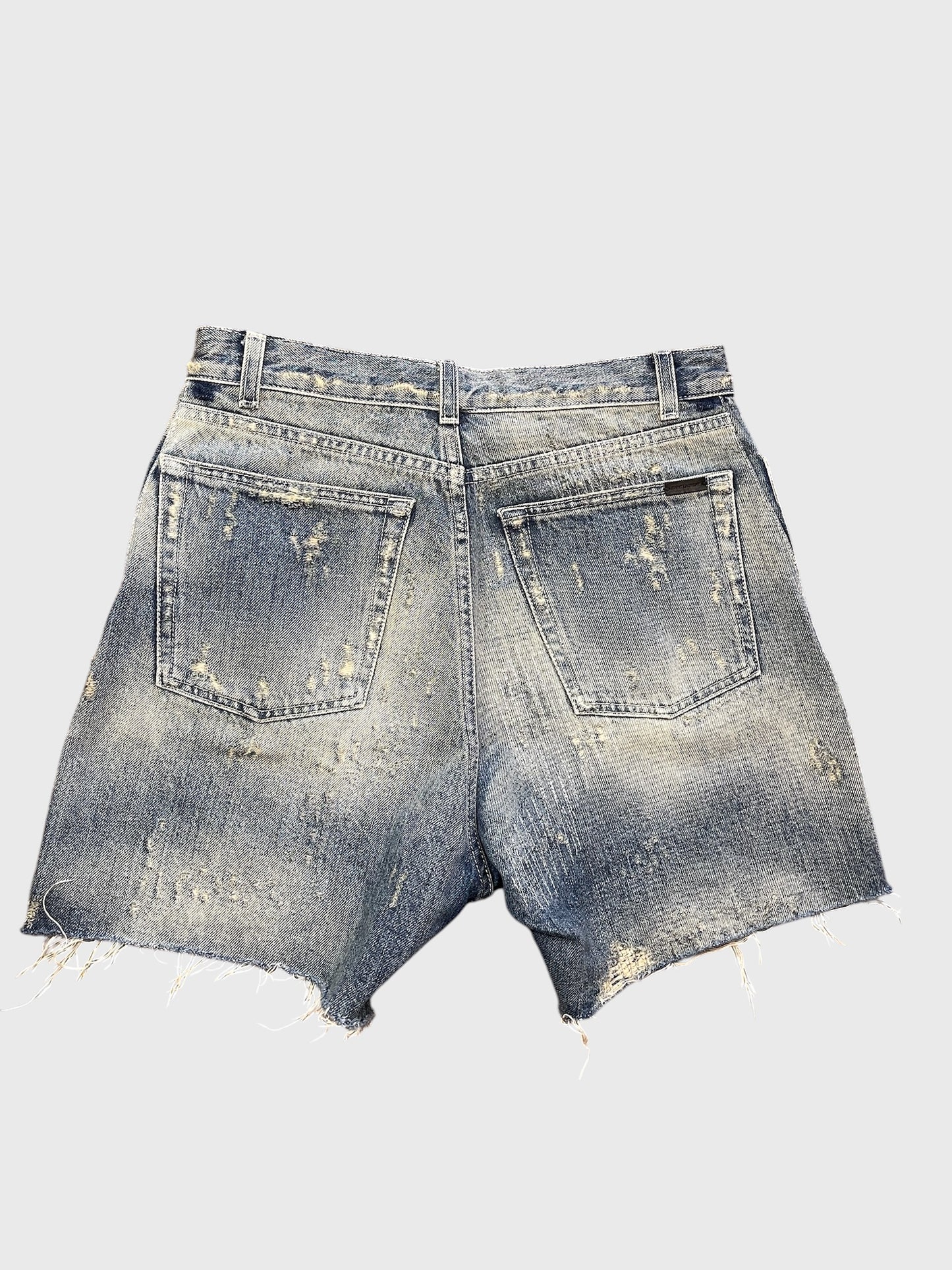 Short Saint Laurent en jeans T.38