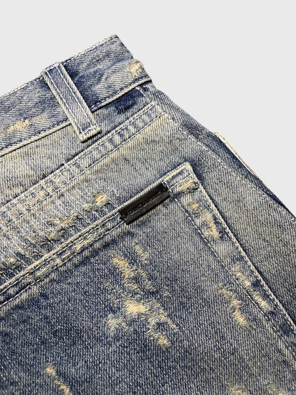 Short Saint Laurent en jeans T.38