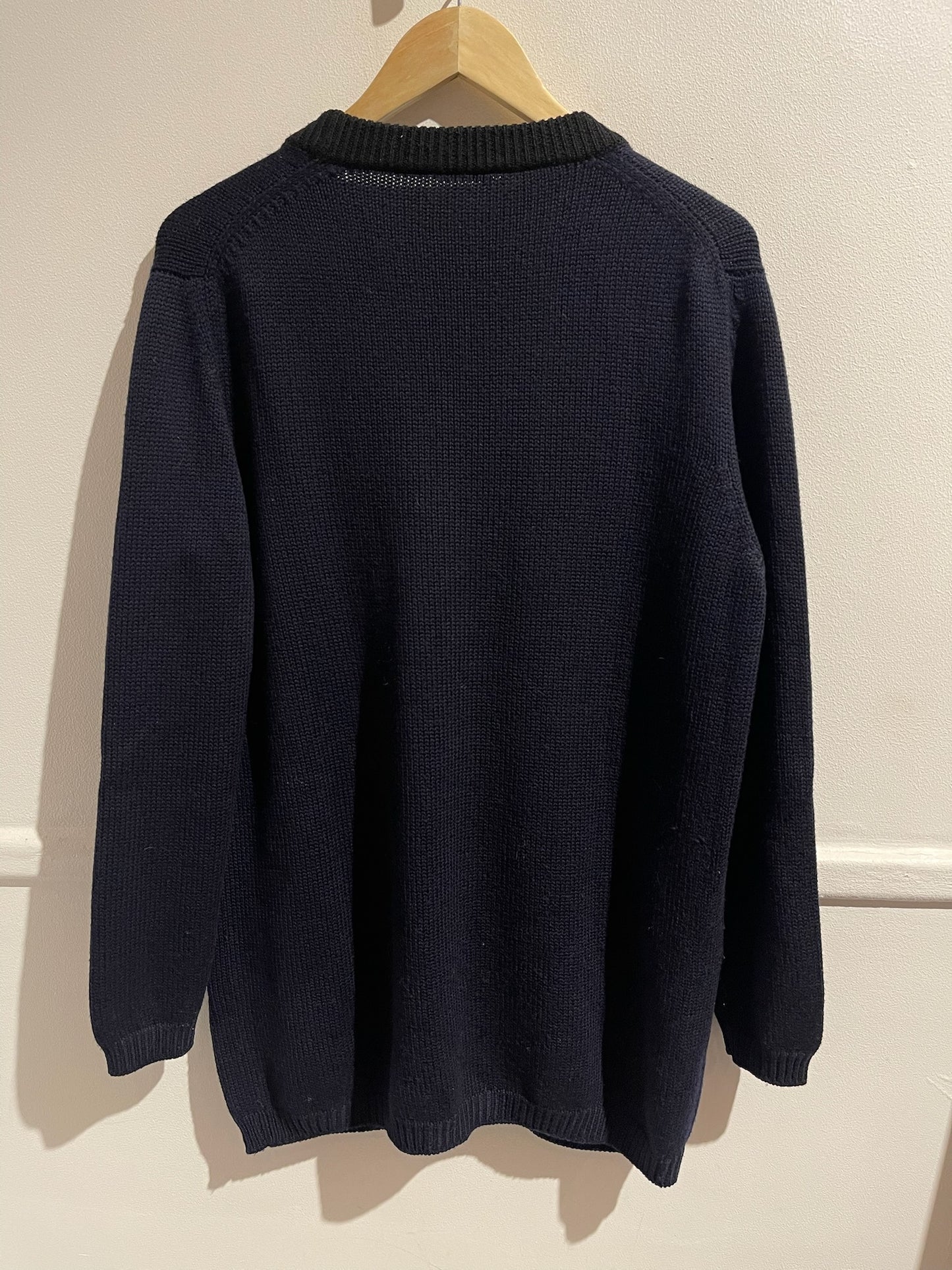 Cardigan Miu Miu bleu marine T.36