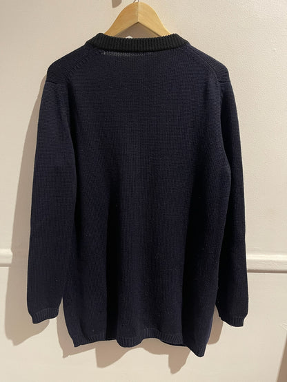 Cardigan Miu Miu bleu marine T.36