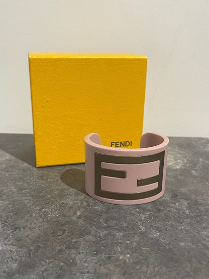 Manchette Fendi rose NEUF