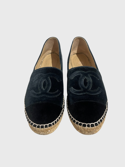 Espadrilles Chanel bleu marine T.39