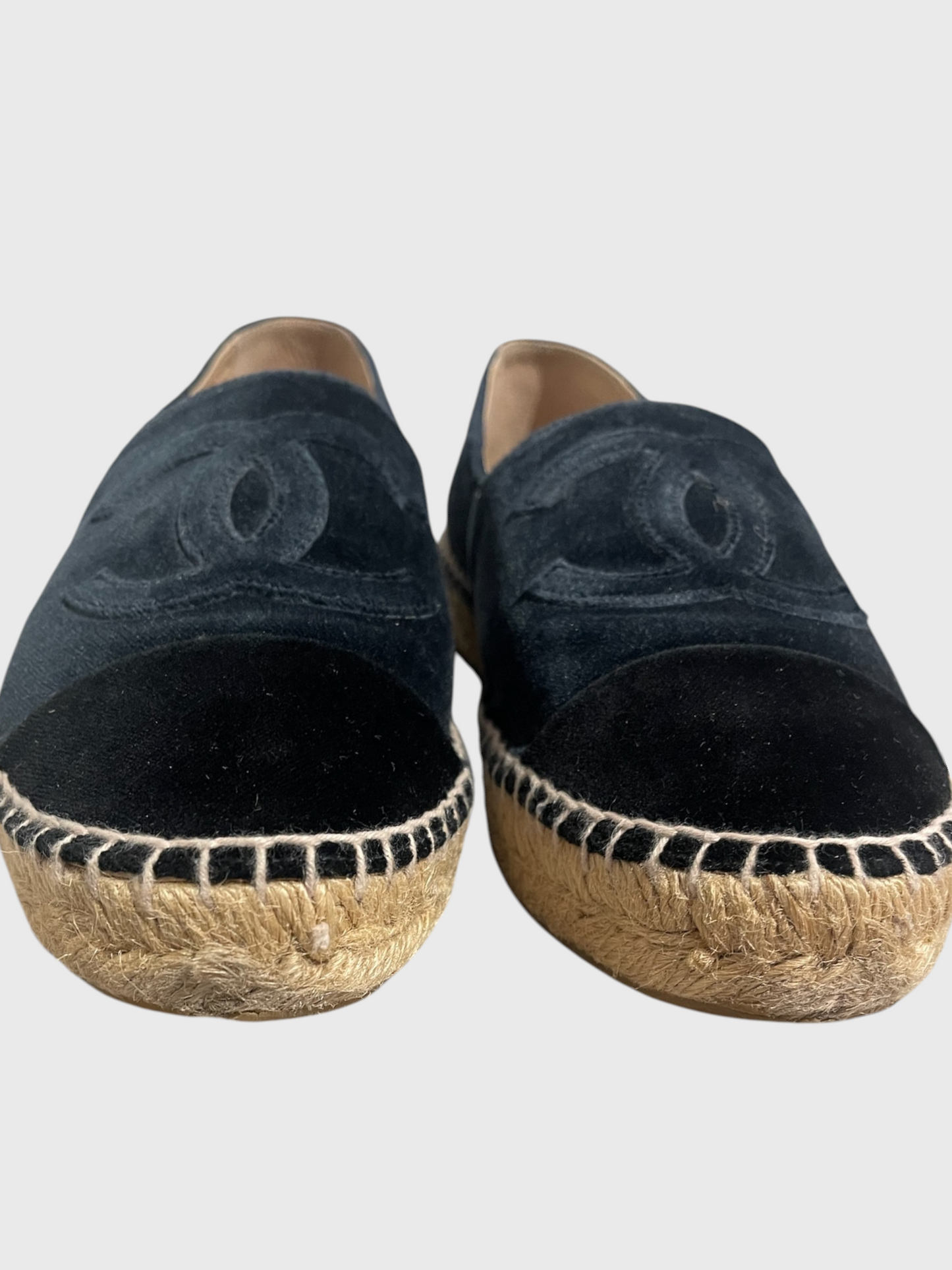 Espadrilles Chanel bleu marine T.39