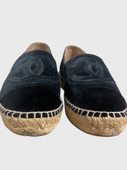 Espadrilles Chanel bleu marine T.39