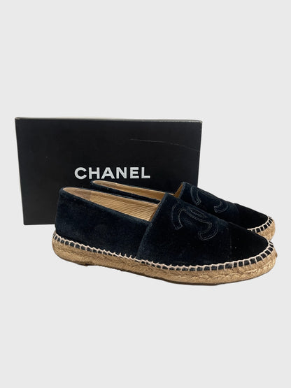 Espadrilles Chanel bleu marine T.39