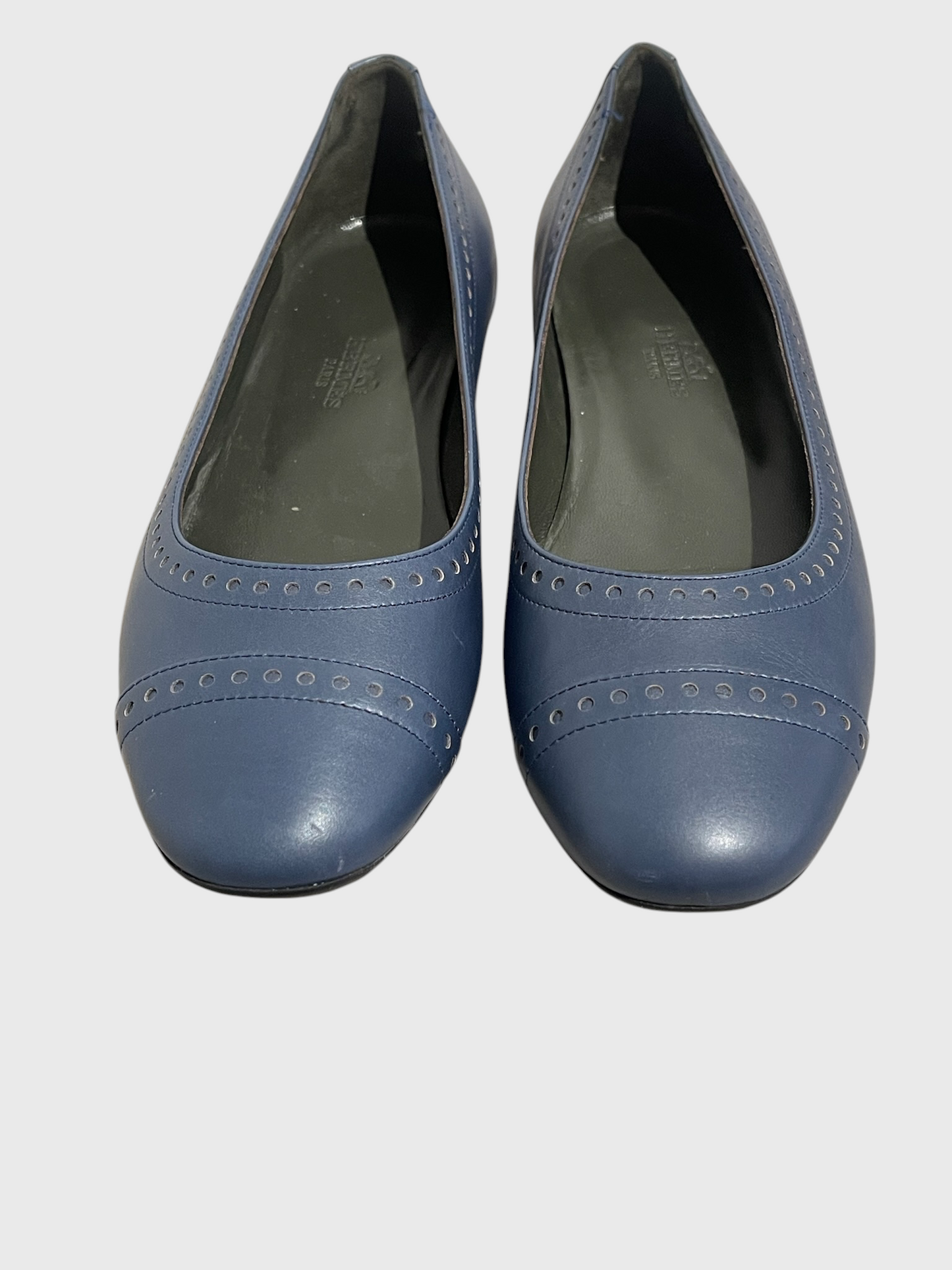 Ballerines Hermès bleues T.37