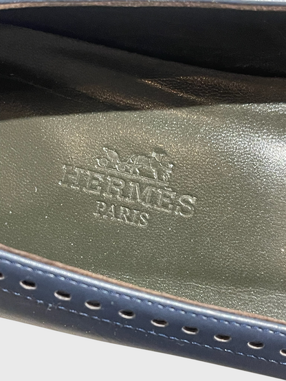 Ballerines Hermès bleues T.37