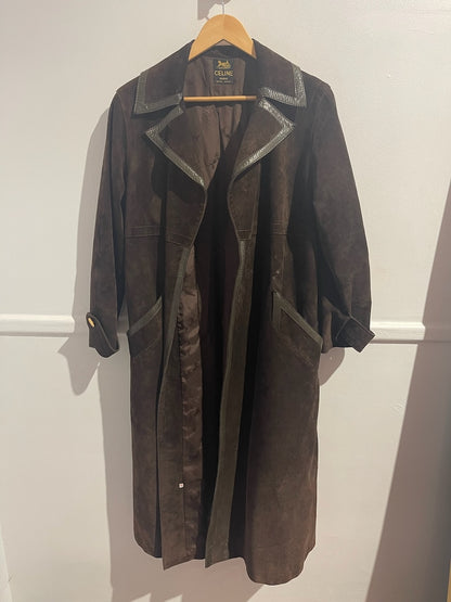 Manteau Céline marron T.42