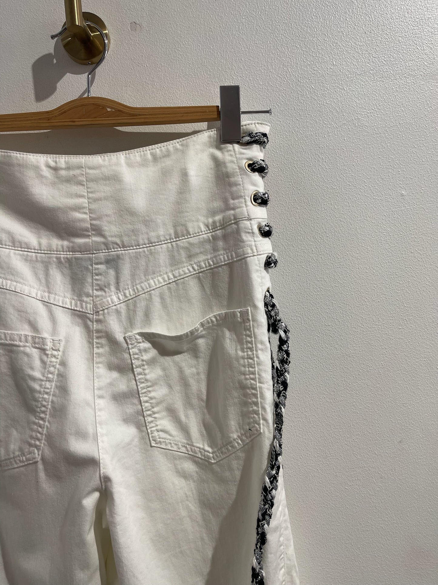 Pantalon Chanel blanc T.40