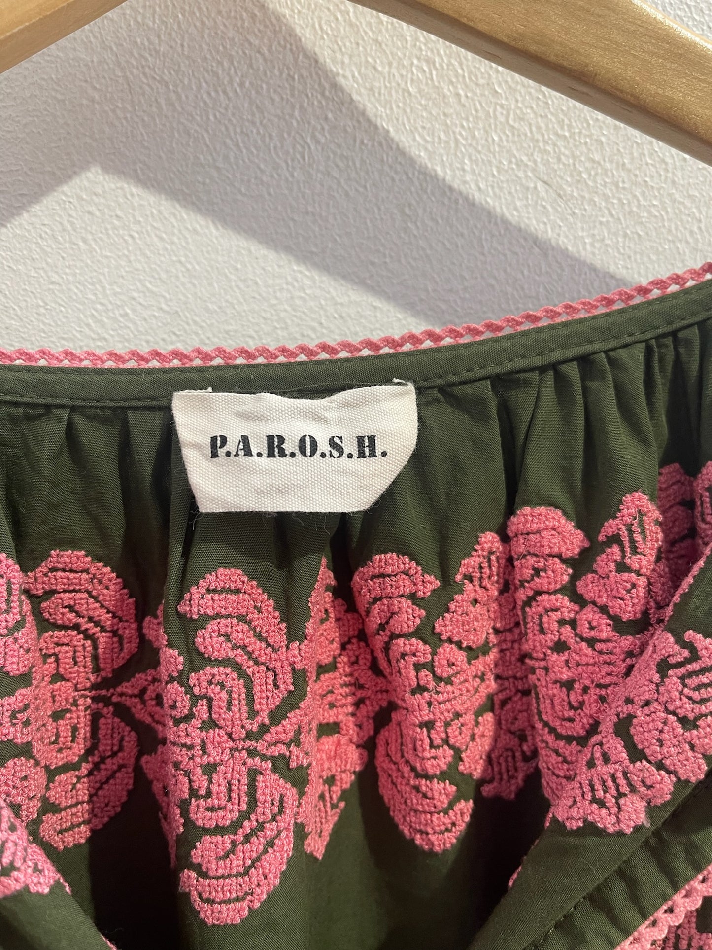 Robe Parosh verte T.S