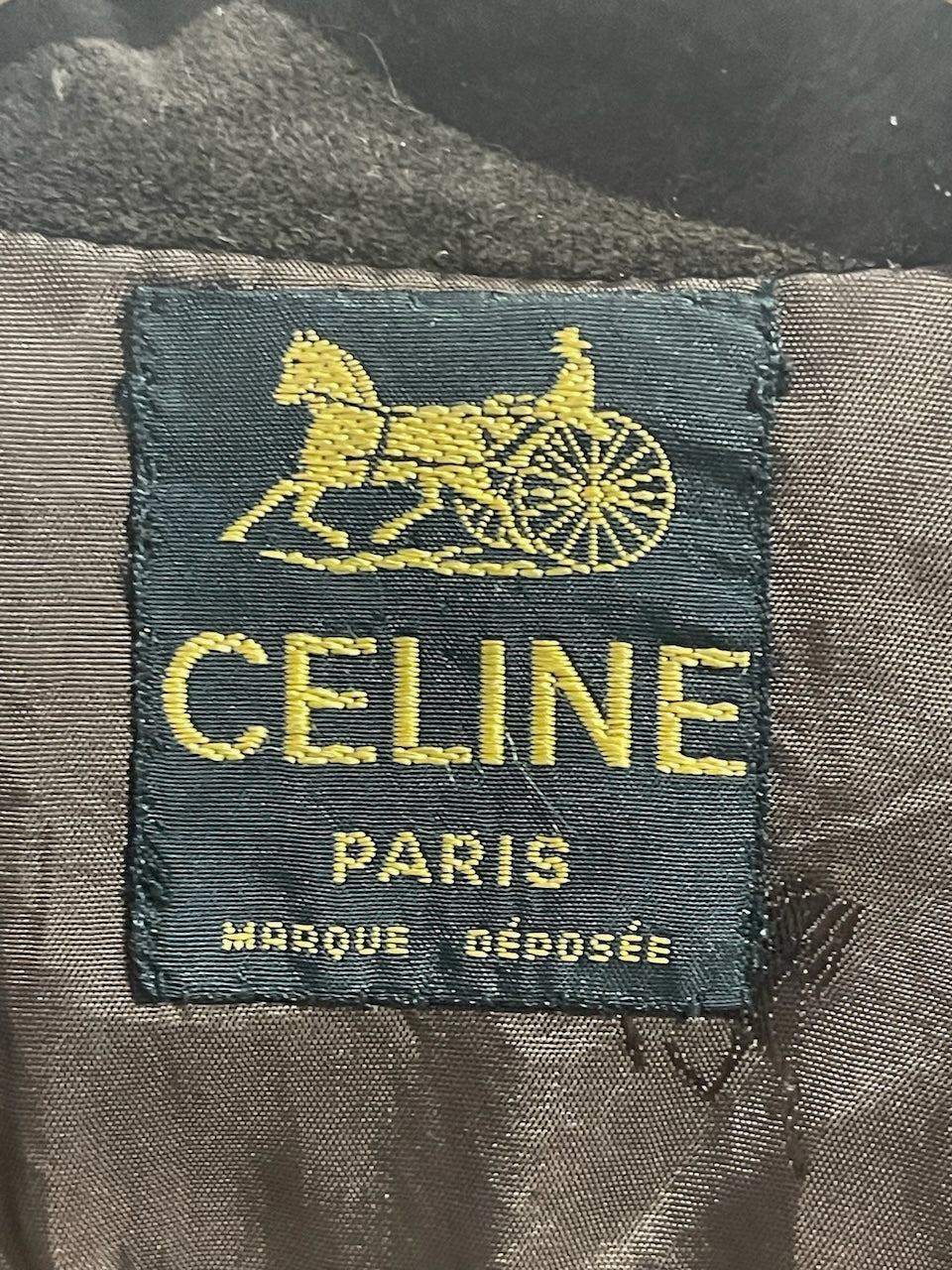 Manteau Céline marron T.42