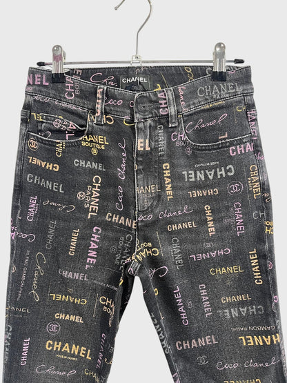 Jeans Chanel noir T.34